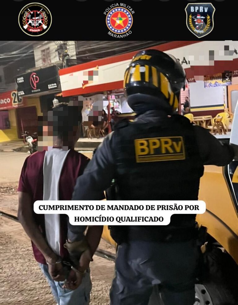 Polícia Militar prende homem com mandado de prisão por homicídio durante abordagem na Vila Luisão