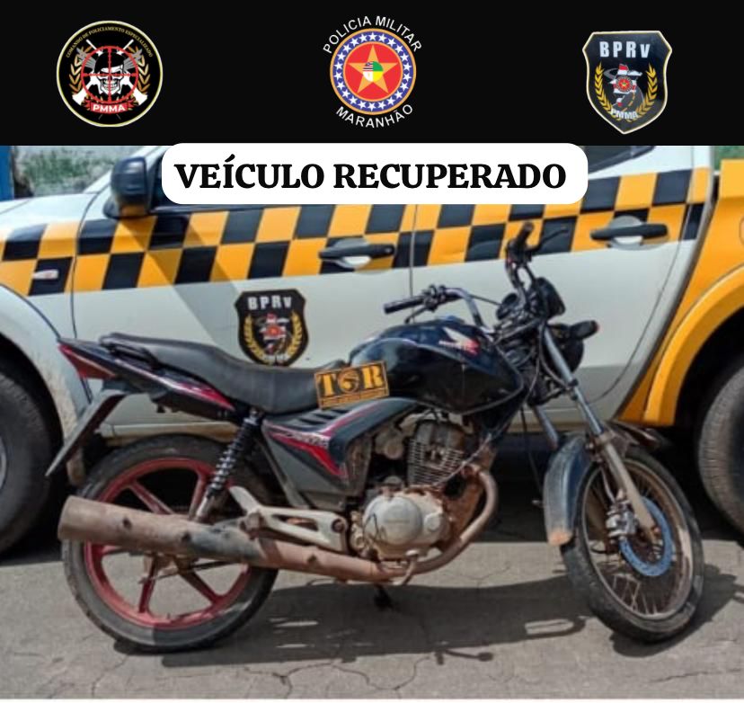 BPRv CONDUZ HOMEM E APREENDE MOTOCICLETA COM SINAIS DE ADULTERAÇÃO NA MA-014