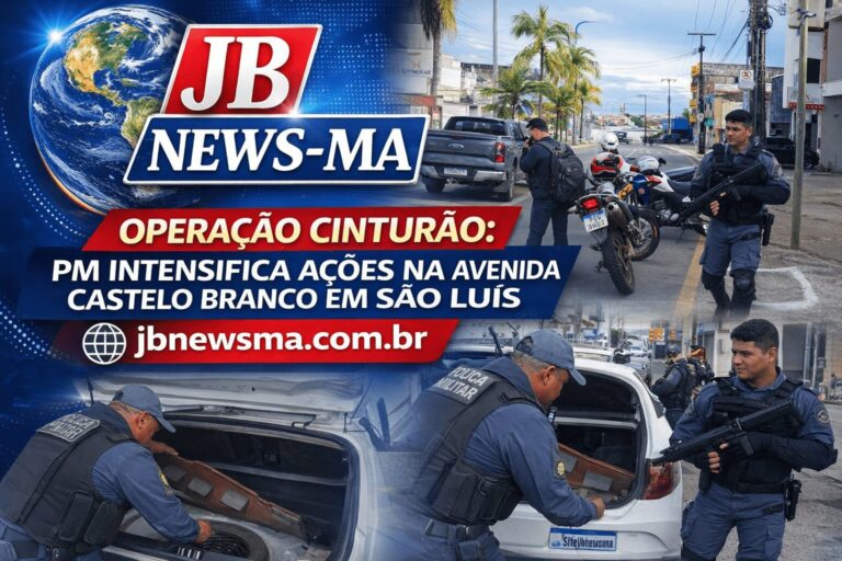 OPERAÇÃO CINTURÃO: PM INTENSIFICA AÇÕES NA AVENIDA CASTELO BRANCO EM SÃO LUÍS