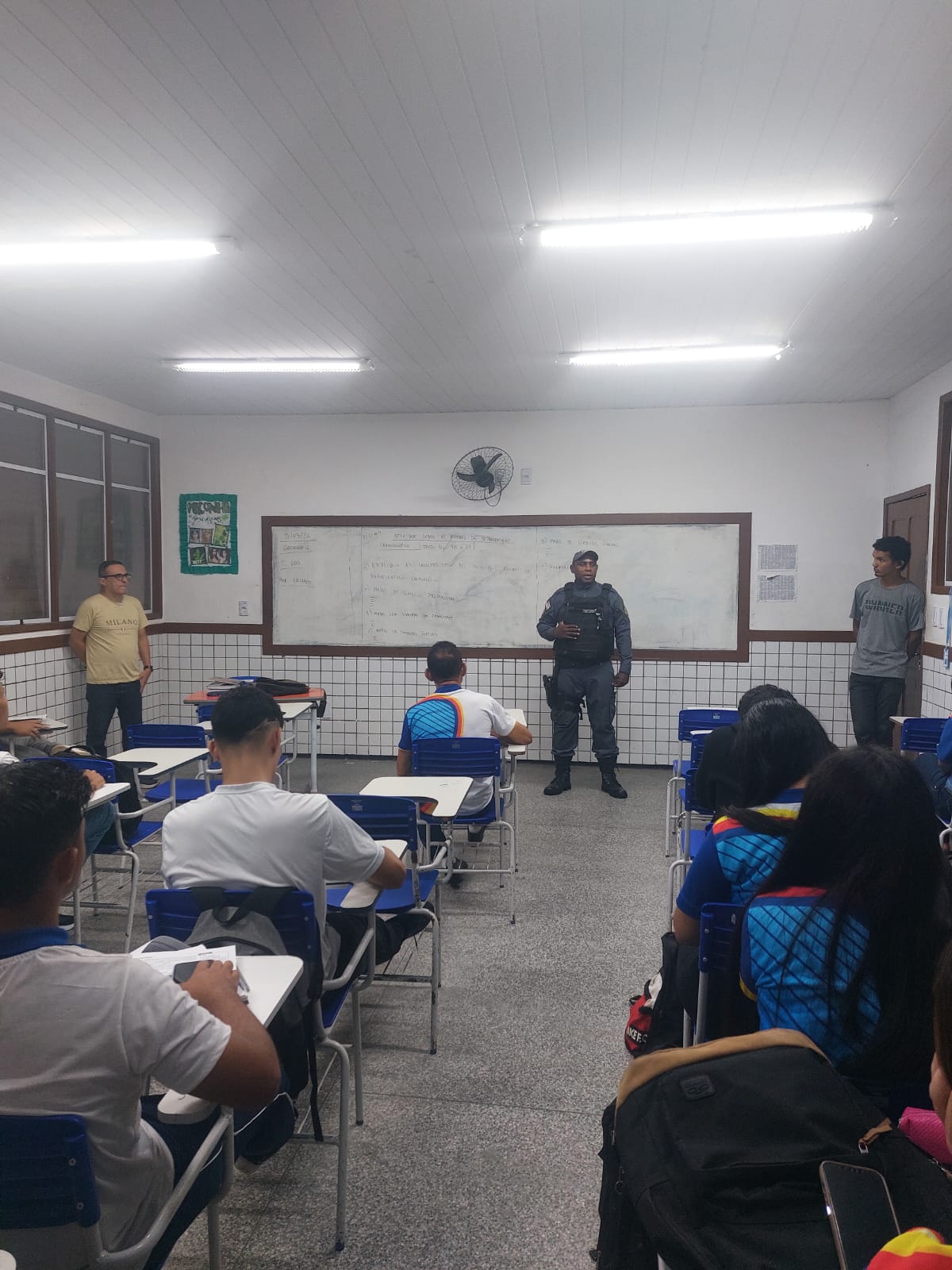 Batalhão Escolar reforça segurança e promove ações preventivas em escolas da Cidade Operária e Cidade Olímpica