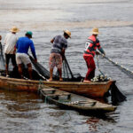 Pescadores artesanais na região norte do país. Foto:MAPA