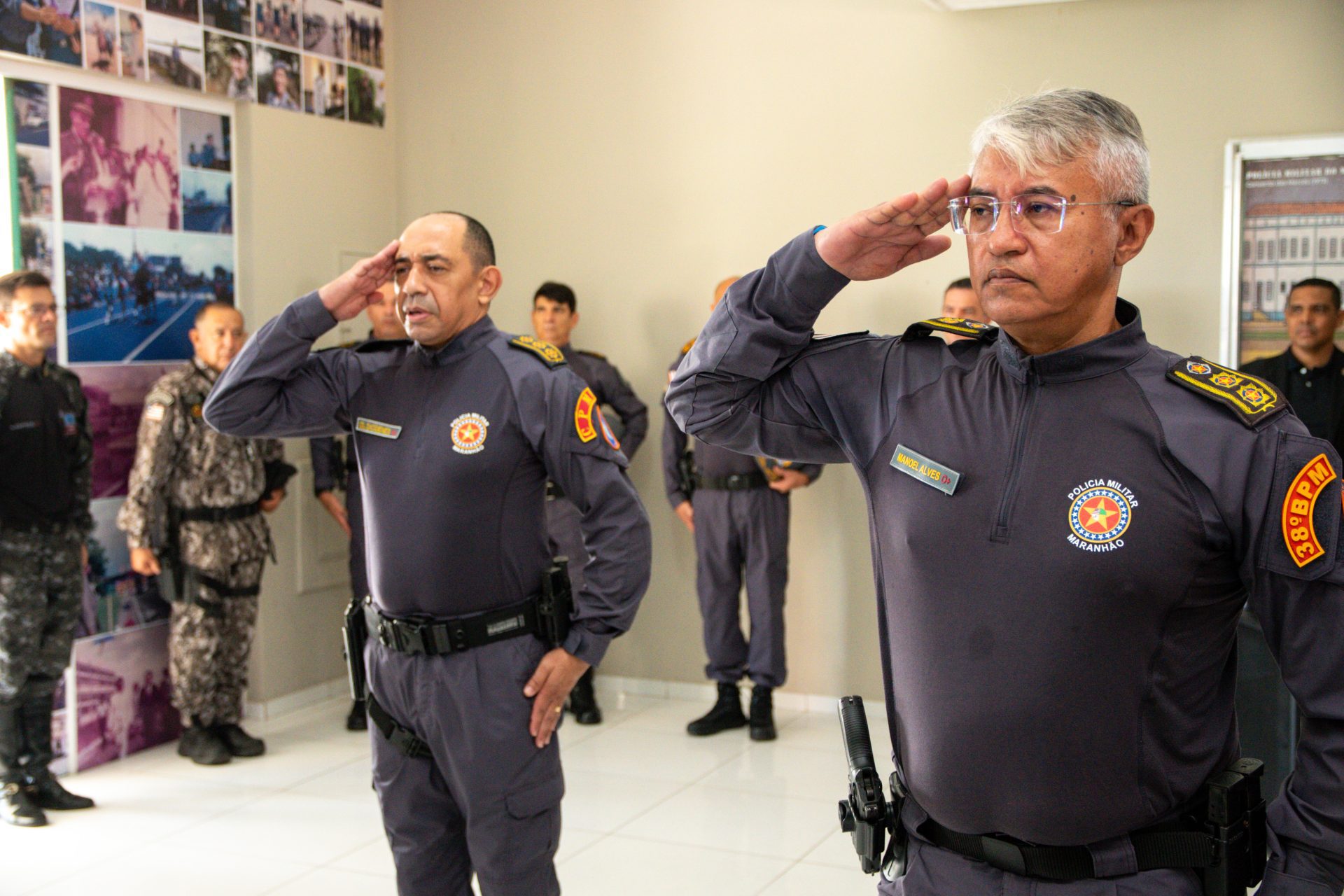 Major Bezerra assume o comando do 38º BPM em solenidade no Comando Geral da PMMA