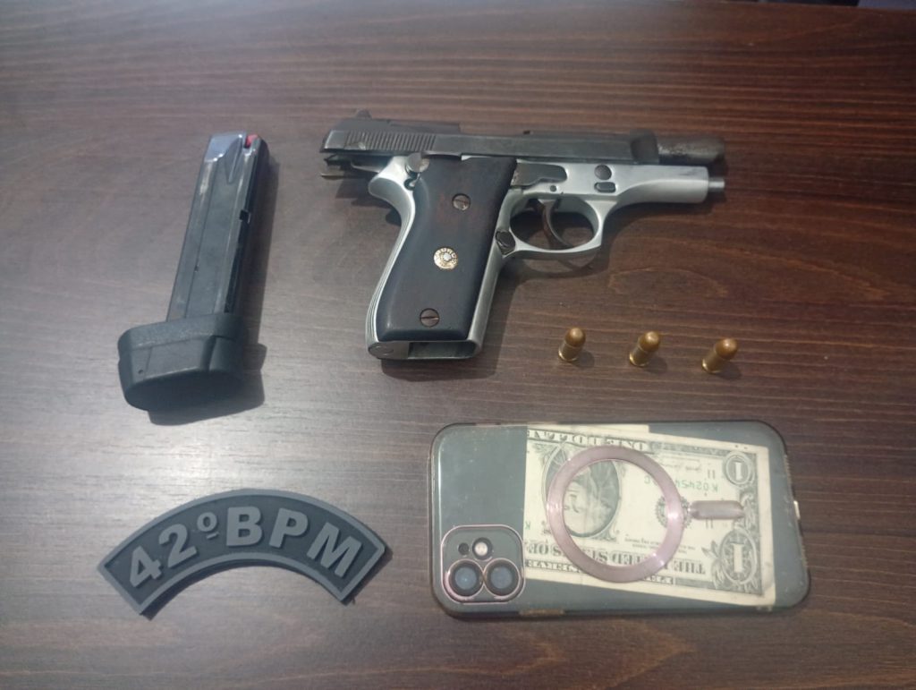 Porte ilegal de arma de fogo é registrado no Coroadinho durante a 29ª Operação Força Total