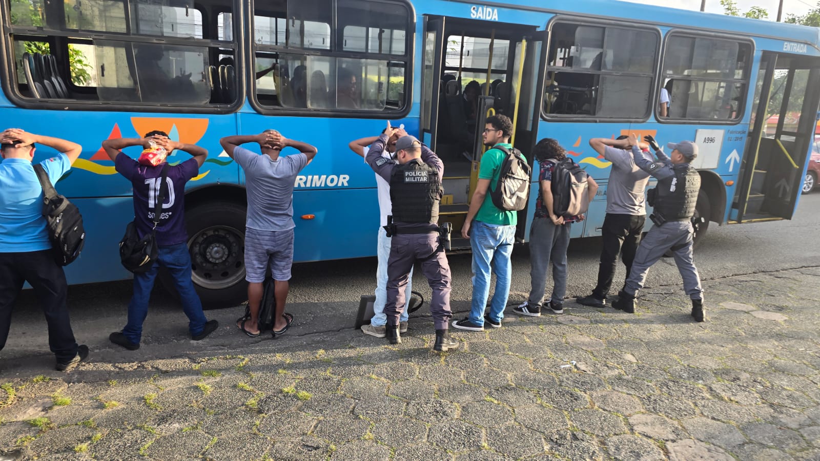 PM realiza Operação Catraca na Avenida Getúlio Vargas e reforça segurança no transporte coletivo