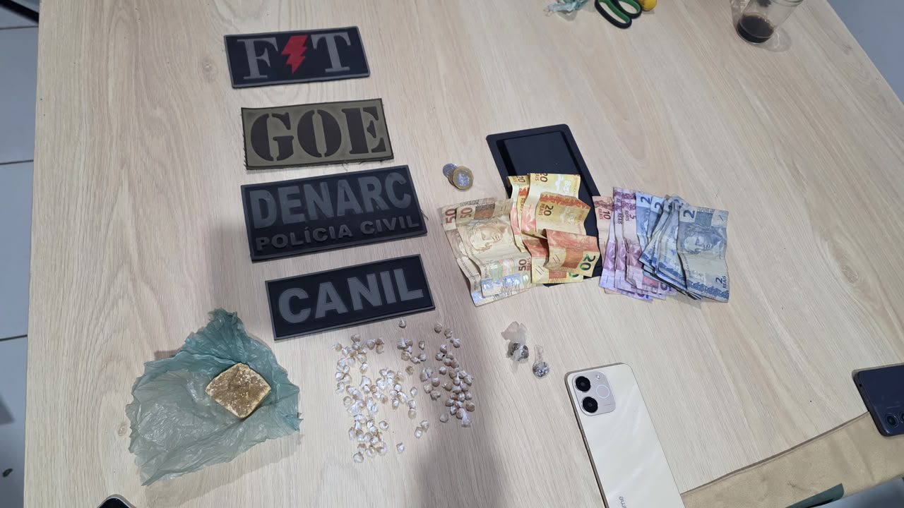 Operação cumpre mandados e apreende crack durante ação contra o tráfico no bairro Cocais em Timon