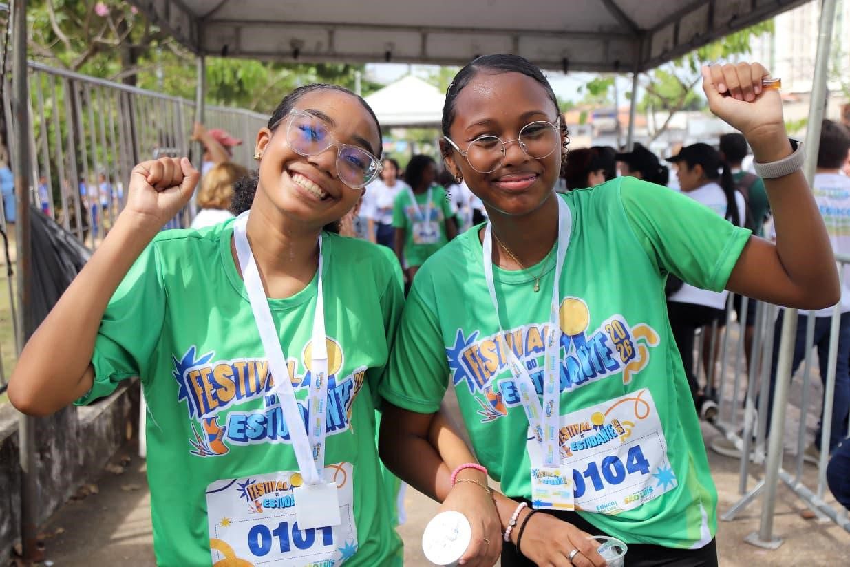 Alunos da rede municipal de São Luís participam de festival esportivo no Parque Bom Menino