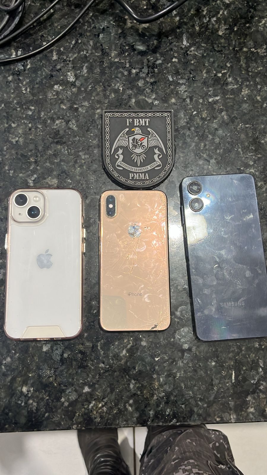 POLÍCIA MILITAR PRENDE SUSPEITO APÓS ASSALTO E RECUPERA TRÊS CELULARES EM SÃO LUÍS