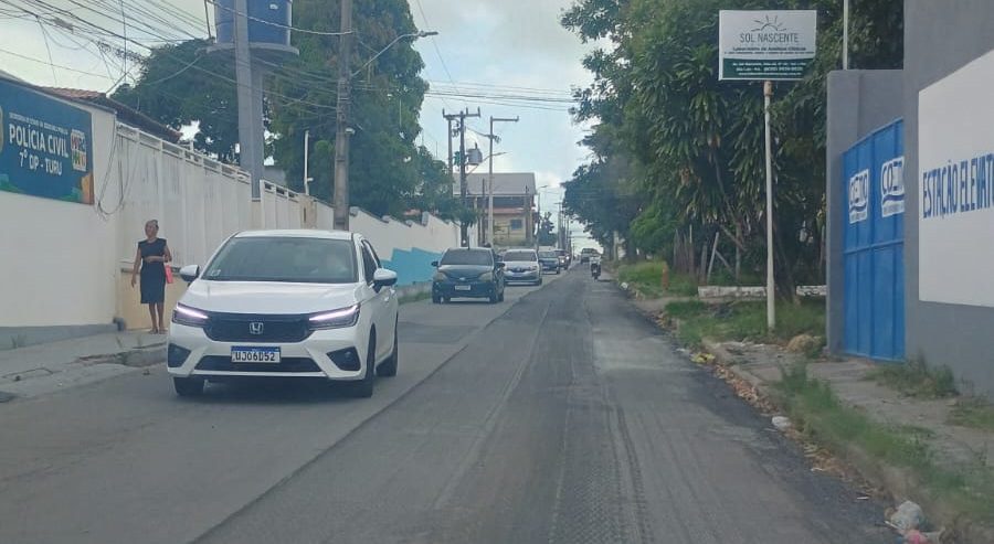 Avenida Acre, no Polo Turu, terá recapeamento asfáltico após obras de implantação de rede de água
