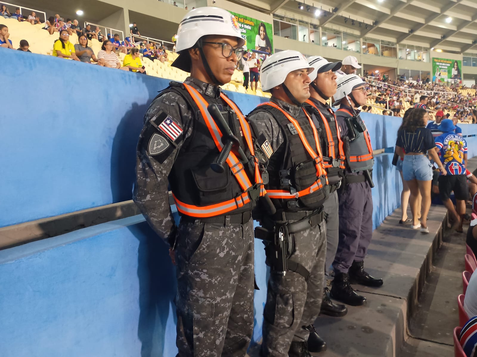 Comandante do 9º BPM, Major Lobato, coordena policiamento no jogo do Brasileiro Série C
